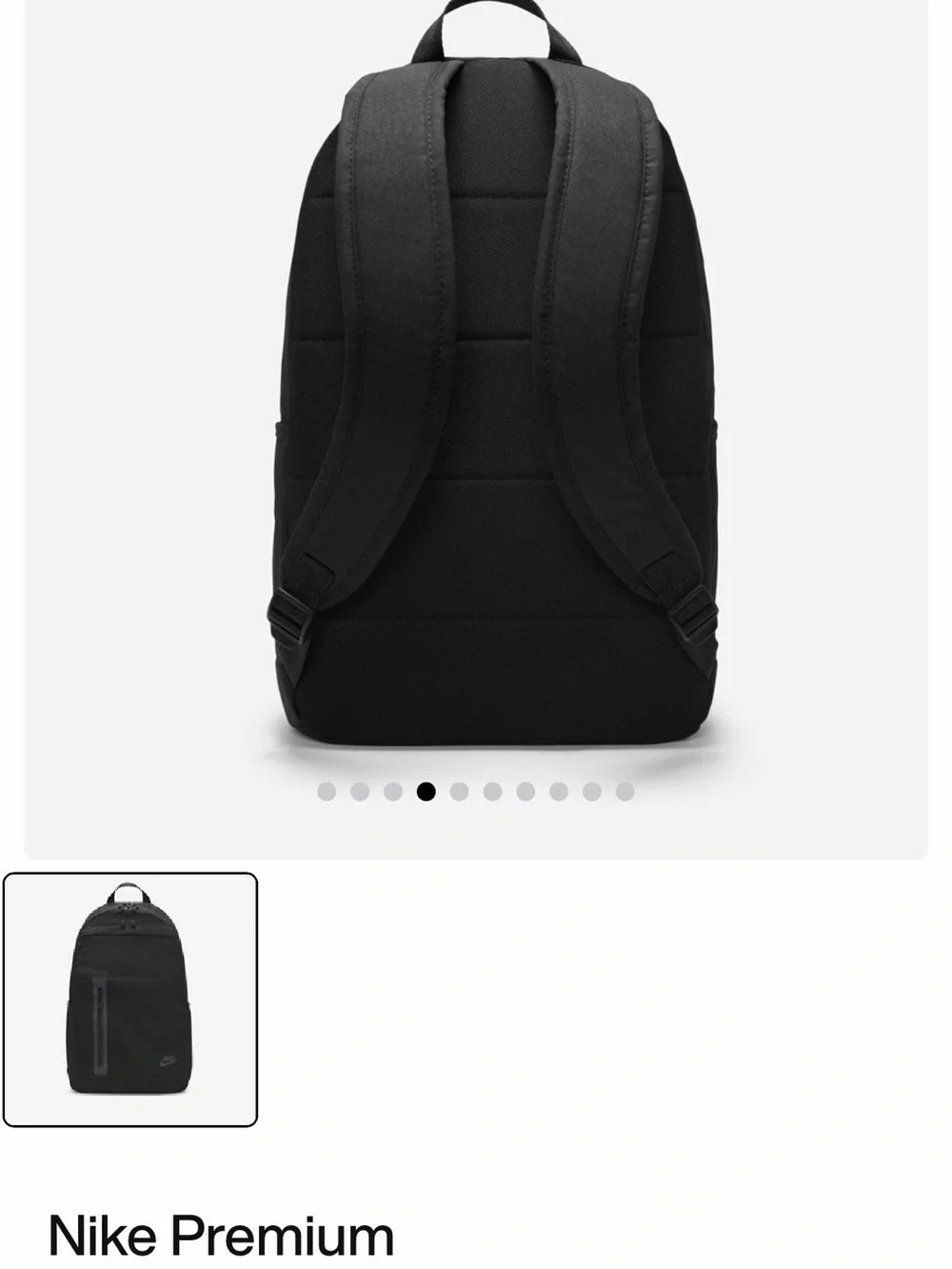 Nike Black Compact Everyday Backpack NWT